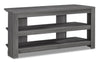 Ira 42\" TV Stand with Storage and Cable Management for TVs up to 45\"- Grey