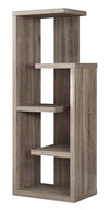 Hayley 18.5\" 4-Shelf Open Bookcase - Taupe