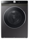 Samsung 24\" 2.9 Cu. Ft. Front-Load Steam Washer - Grey - Stackable - WW25B6900AX/AC