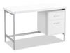 Lindsay 47.25\" Office Desk with 2-Drawers - White