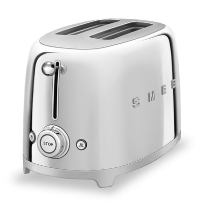 Smeg 2-Slice Traditional Toaster - TSF01SSUS|Grille-pain classique Smeg à 2 tranches - TSF01SSUS