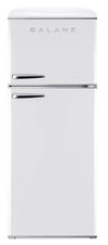 Galanz 23.7\" 12 Cu. Ft. Top-Mount Refrigerator - Milkshake White - GLR12TWEEFR