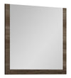 Gino Bedroom Dresser Mirror - Made in Italy, Modern - Brown