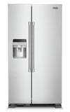 Maytag 36\" 25 Cu. Ft. Side-by-Side Refrigerator - Fingerprint Resistant Stainless Steel - MSS25C4MGZ