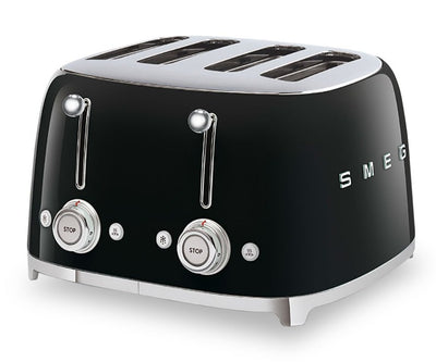 Smeg 4-Slice Long-Slot Toaster - TSF03BLUS|Grille-pain Smeg à fentes longues pour 4 tranches - TSF03BLUS