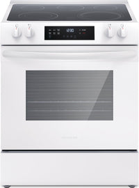 Frigidaire 5.3 Cu. Ft. Electric Range With EvenTemp™ Element and Five-Element Cooktop - White - FCFE…