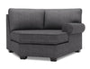 Sofa Lab Roll RAF Cuddler - Luxury Charcoal