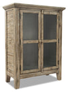 Rocco 32\" 2-Door Accent Cabinet - Natural Wood