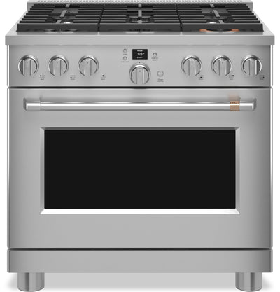 Café 5.75 Cu. Ft. Commercial-Style 6-Burner Dual Fuel Range - C2Y366P2TS1