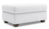 Made in Canada Customizable Sofa Lab The Trunk 39\" Linen-Look Fabric Storage Ottoman - Pax Ice White