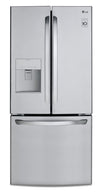 LG 30\" 22 Cu. Ft. French-Door Refrigerator - Smudge Proof Stainless Steel - LRFWS2200S
