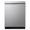 LG 24\" 44 dBA Built-In Top-Control Smart Dishwasher with QuadWash®Pro - Smudge Proof Stainless Steel - LDPS6762S