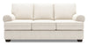 Made in Canada Customizable Sofa Lab Roll 86\" Chenille Fabric Sofa Bed with Rolled Arms - Luxury Sand Beige