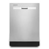 Whirlpool 24\" 55 dBA Built-In Top-Control Dishwasher - Fingerprint Resistant Stainless Steel - WDP540HAMZ