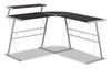 Elias 57\" L-Shaped Office Desk - Espresso