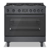 Bosch 800 Series 3.4 Cu. Ft. Industrial-Style Freestanding Gas Range - HGS8645UC