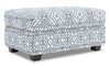 Made in Canada Customizable Sofa Lab The Trunk 39\" Fabric Storage Ottoman - Ink Multicolour
