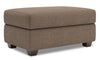 Made in Canada Customizable Sofa Lab The Trunk 39\" Linen-Look Fabric Storage Ottoman - Luna Praline Brown