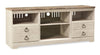 Willowton 64\" Traditional TV Stand with Storage and Cable Management for TVs up to 70\"- Whitewash