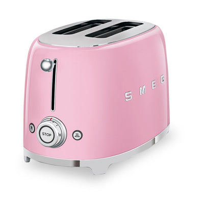 Smeg 2-Slice Traditional Toaster - TSF01PKUS|Grille-pain classique Smeg à 2 tranches - TSF01PKUS