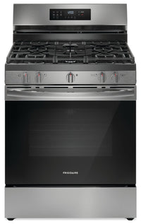 Frigidaire 5.1 Cu. Ft. Gas Range With Air Fry and Convection Bake - Stainless Steel - FCRG3083AS