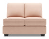 Sofa Lab Roll Armless Loveseat - Pax Rose