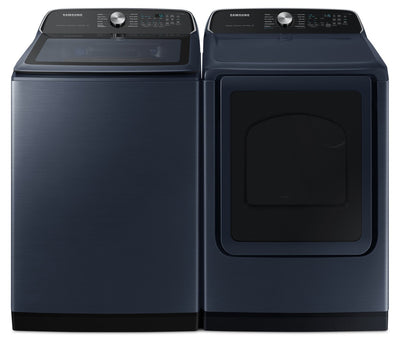 Samsung 6.1 Cu. Ft. Pet Care Top-Load Washer and 7.4 Cu. Ft. Electric Dryer | Laveuse 6,1 pi³ chargement par le haut avec Soins pour animaux de compagnie et sécheuse électrique 7,4 pi³ Samsung | SATL715A