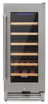Thor 15\" 3.1 Cu. Ft. Single-Door Refrigerator - Stainless Steel - TWC1501-SS