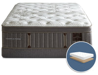 Stearns & Foster Wynford Plush Euro-Top Low-Profile Full Mattress Set