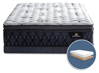 Serta Perfect Sleeper® Mansell Plush Super Pillow-Top Low-Profile Queen Mattress Set