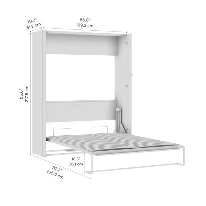 Bestar Avalon 67 W Queen Murphy Bed