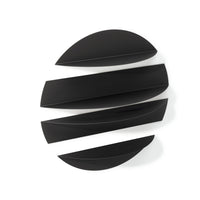 Umbra Modern Steel Solis Decorative Floating Wall Shelves - Black