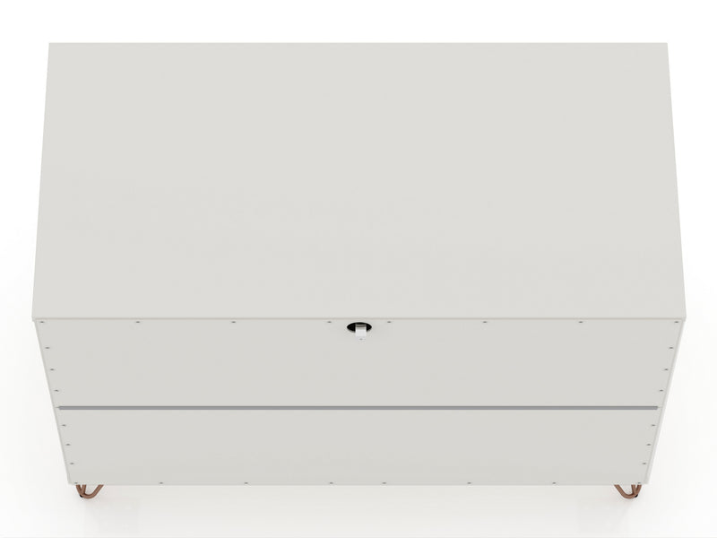 Manhattan Comfort Rockefeller Mid-Century Modern Dresser with 3-Drawers