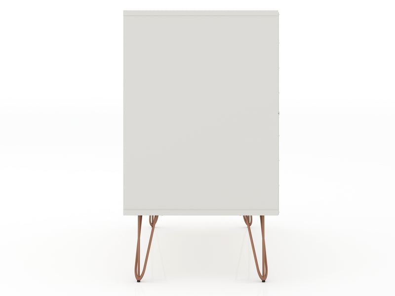 Manhattan Comfort Rockefeller Mid-Century Modern Dresser with 3-Drawers