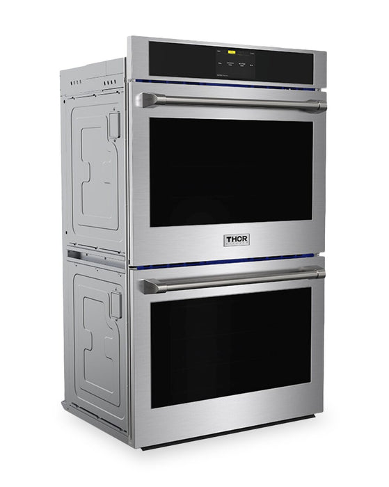 Thor Kitchen 30” 9.6 Cu. Ft. Professional Electric Double Wall Oven – Stainless Steel - TEW30ED
