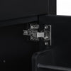 Felix 60 Inch Modern Double Bathroom Vanity with Ceramic Sink & Storage Cabinet, Black | Meuble de salle de bain double moderne Felix 60 pouces avec lavabo ceramique et rangement, noir