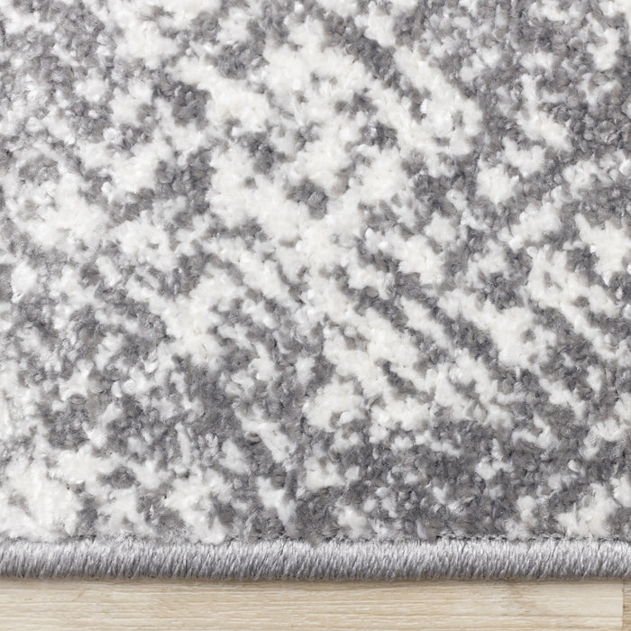 Covington Distressed Geometric Lines Indoor Area Rug - 7'10\" x 10'6\"