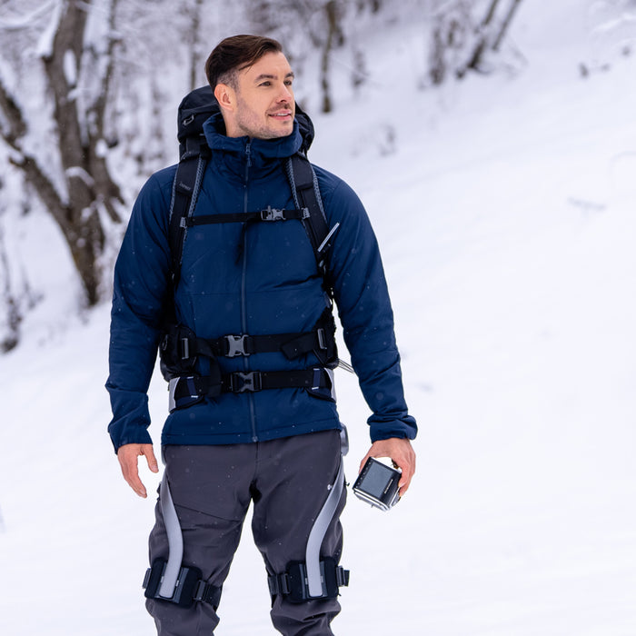 Hypershell X Pro AI Wearable Exoskeleton - 800W Bionic Robotic Legs, Walking Aid for Hiking, Running, Cycling & Warehouse Mobility, Lower Limb Support - Black