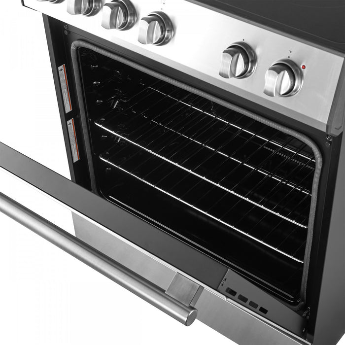 Leonardo Espresso 30\" Slide-In Electric Range in Stainless-Steel, 5.0 cu. Ft. - FFSEL6022-30
