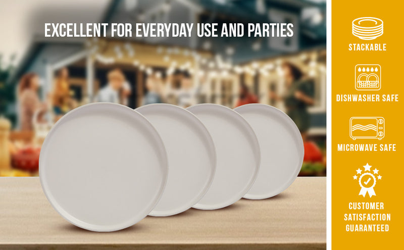S&Co Gourmet Lisbon Stoneware Dinner Plates