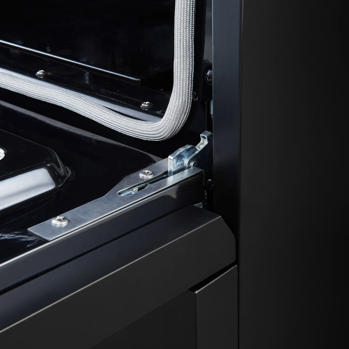 Forno Paolo 30\" Black Electric Range, 4.38 CU.FT. - FFSEL6011-30BLK