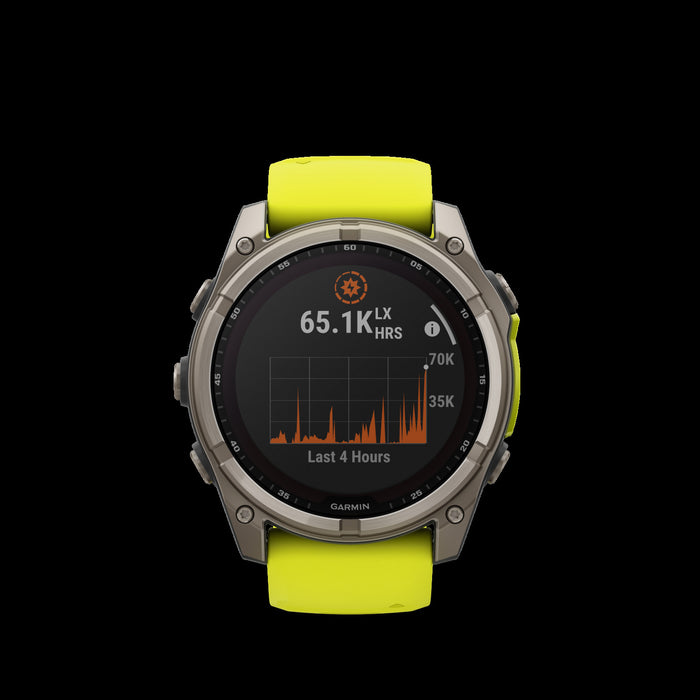 Garmin Fēnix 8 Solar Sapphire Smartwatch 51mm - Gps, Compass, Gyroscope And Barometric Altimeter 
