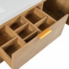 Hudson 59.3-Inch Double Sink Bathroom Vanity with Soft-Close Storage,Wood | Hudson meuble de salle de bain double vasque 59,3 pouces avec rangement a fermeture douce, bois