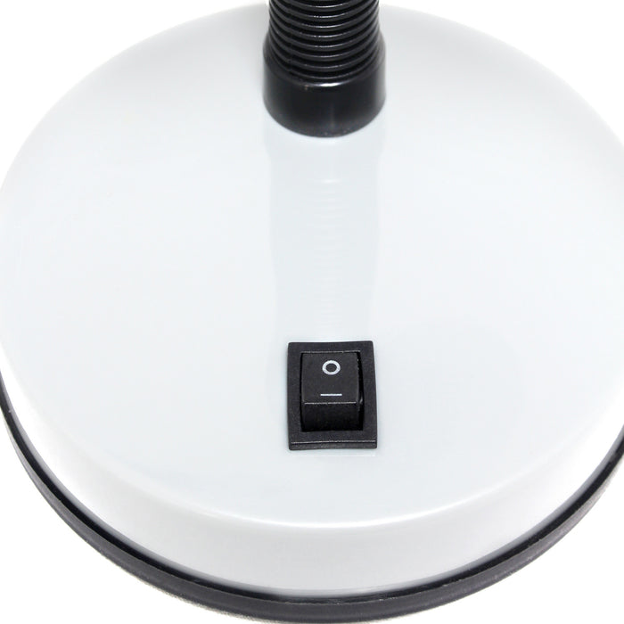 Remmer Gooseneck Desk Lamp, Snow, 14.25\"H