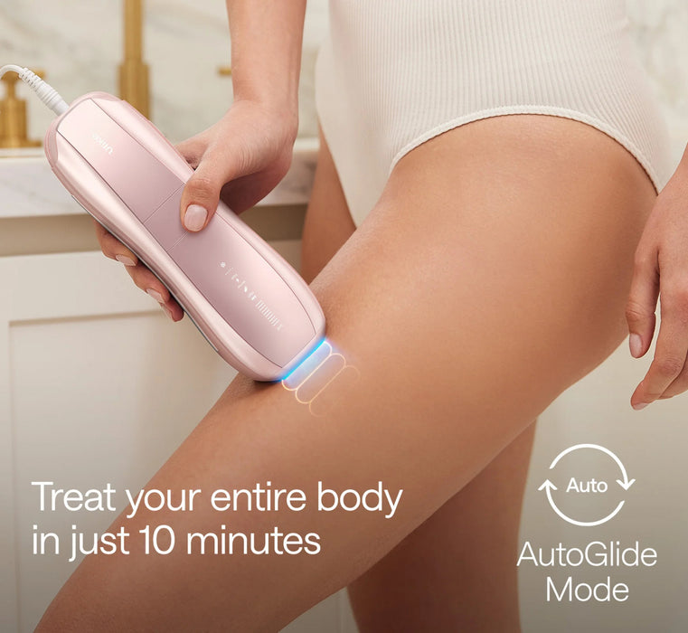 Ulike Air 10 IPL Laser Hair Removal Device - Dual Lights, SHR Mode & Ice Cooling - Pink