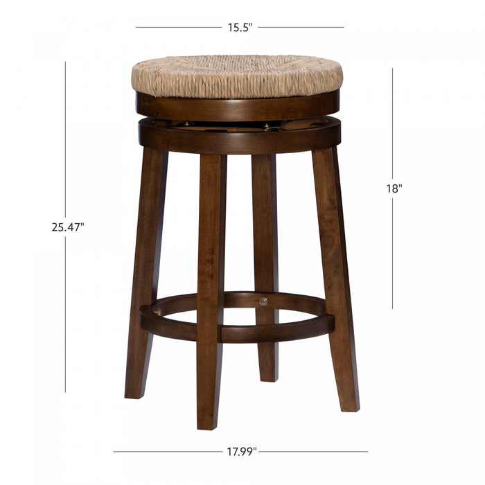 Morgan Counter-Height Stool - Walnut
