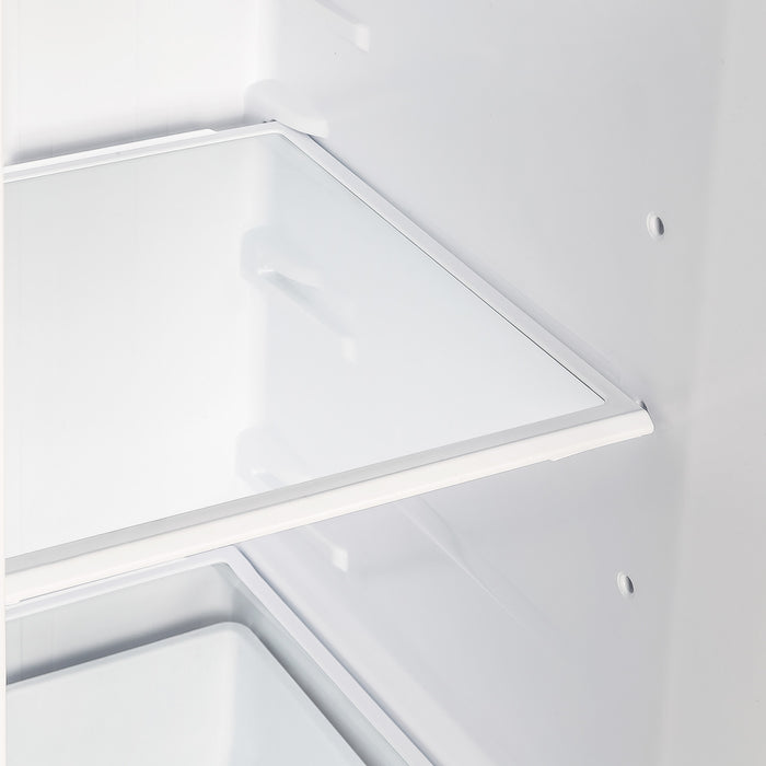 Forno Salerno 36-inch Side-by-Side Refrigerator in White, 20 cu.ft. - FFRBI1844-36WHT