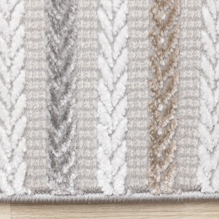 London Striped Indoor Area Rug - 7'10\" x 10'6\"