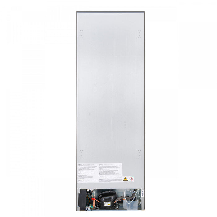 Forno Custodia 24\" Bottom Freezer, 10.3 cu.ft., Right Swing, Total No frost, Stainless Steel - FFFFD1766-24RS Refrigerator