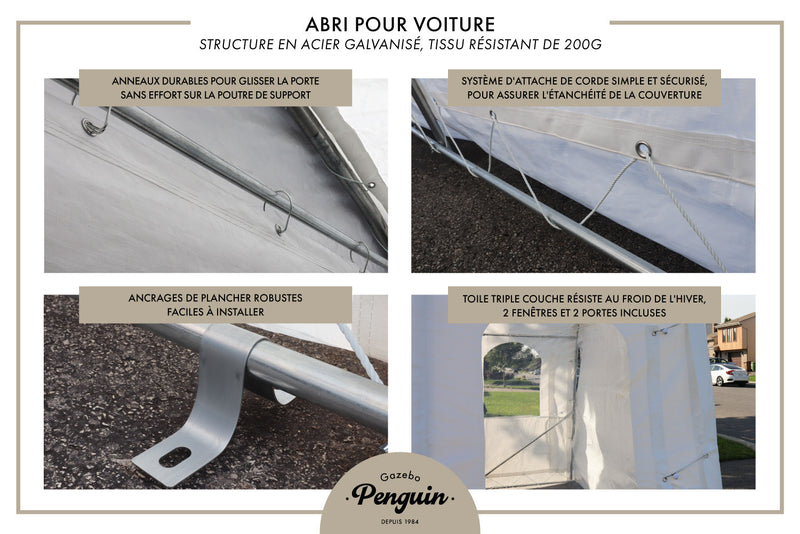 Car Shelter 11 Ft. X 16 Ft.